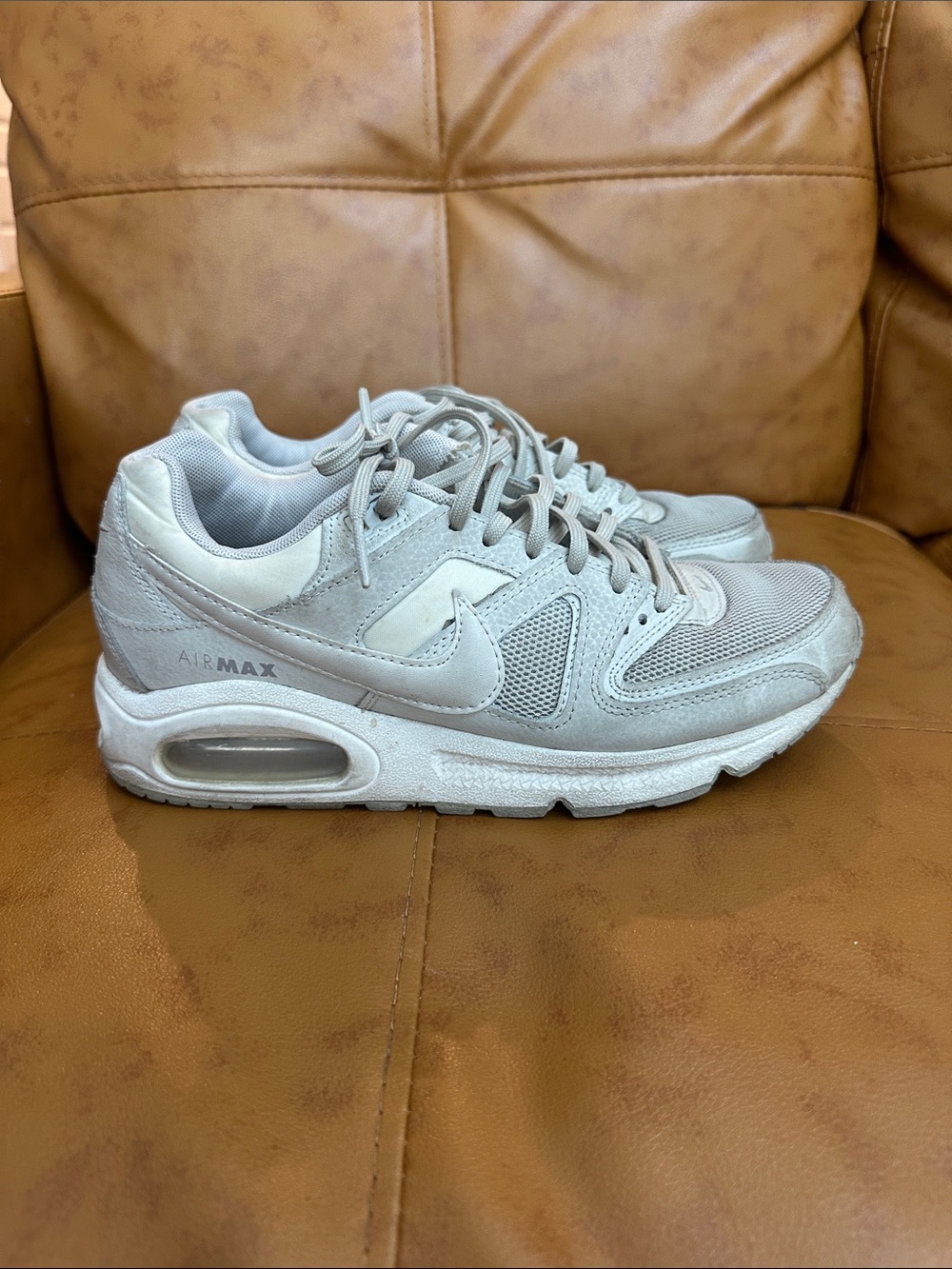 Nike Light Gray and White Air Max Sneakers - Picture 2 of 4